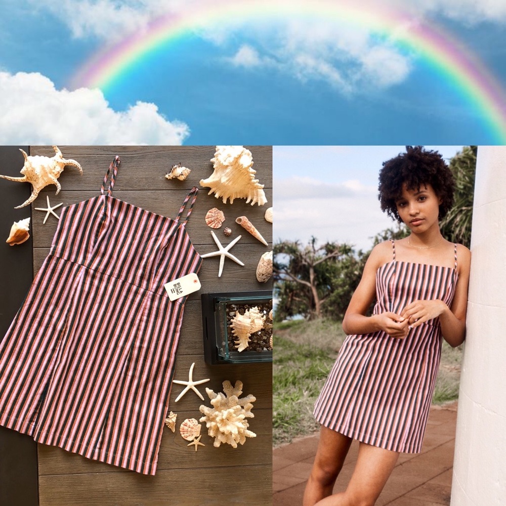 🌴🌼BILLABONG- LAVENDER LOVE STRIPE🌼🌴 - Picture 1 of 8